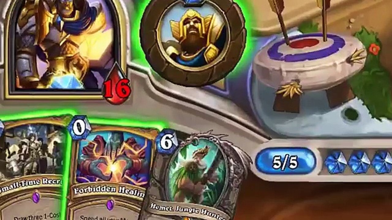 [Hearthstone] BEST UNGORO COMBO EVER?! Hemet + Holy Wrath + Molten Giants | Journey to Un
