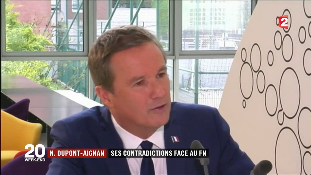Nicolas Dupont-Aignan : ses contradictions face au FN