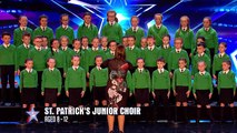 St. Patrick's Junior Choir sing their hearts out | Auditions Week 3 | Britain’s Got Talent 2017