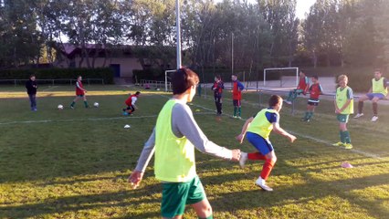 U15 vivacité sans ballon 3 plots