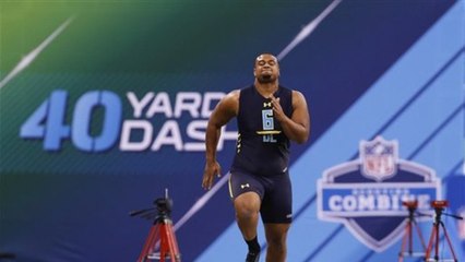 Caleb Brantley 2017 Combine Workout