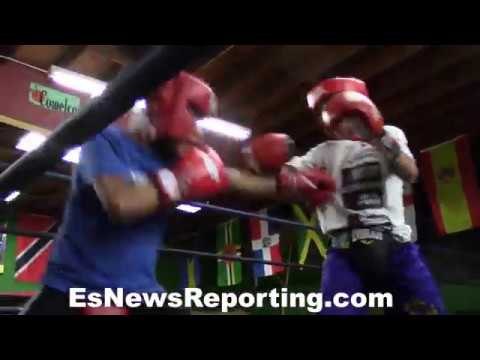 Silver gloves National Champion sparring - EsNews Boxing