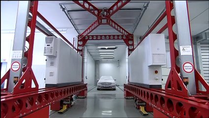 New Mercedes climatic  wind tunnel creates own weather