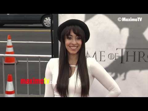 Oona Chaplin Game of Thrones Season 3 Premiere Red Carpet Arrivals