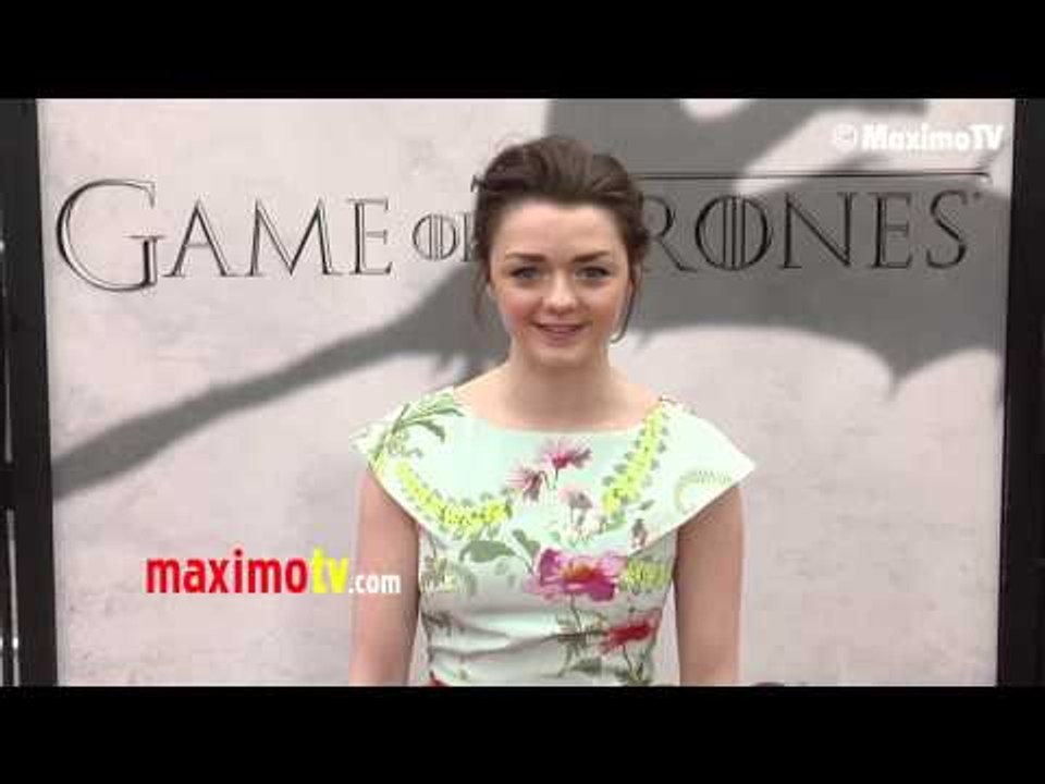 Maisie Williams "Game of Thrones" Season 3 Premiere Red Carpet Arrivals