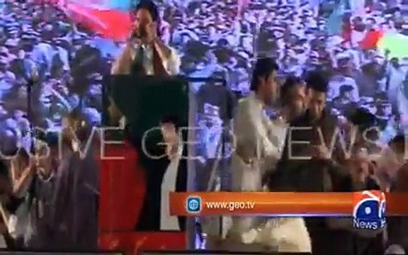 PTI's Nafeesa Khattak Speech in Islamabad Parade Ground Jalsa on 28.04.2017