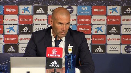 35e j. - Zidane : ''Je fais attention a Varane"