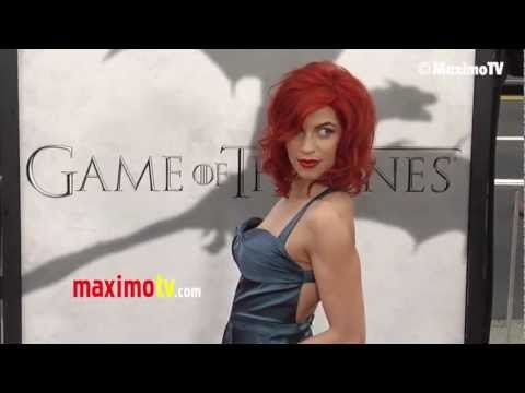 Natalia Tena Game of Thrones Season 3 Premiere Red Carpet Arrivals