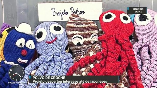 Enfermeiras de hospital no Paraná usam polvos de crochê para acalmar bebês prematuros