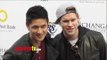 Chord Overstreet and Harry Shum Jr. at 2013 LA Lakers Casino Night ARRIVALS