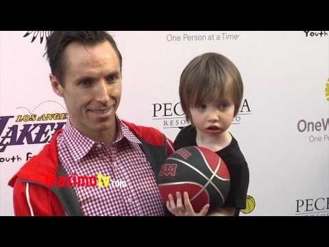 Steve Nash 2013 LA Lakers Casino Night ARRIVALS After Lakers-Bulls Game