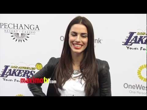 Jessica Lowndes at 2013 LA Lakers Casino Night ARRIVALS
