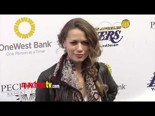 Bethany Joy Lenz at 2013 LA Lakers Casino Night ARRIVALS
