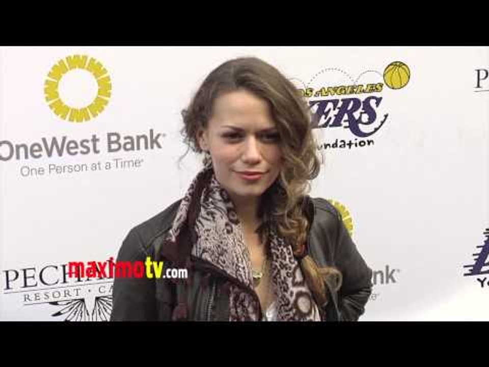 Bethany Joy Lenz at 2013 LA Lakers Casino Night ARRIVALS