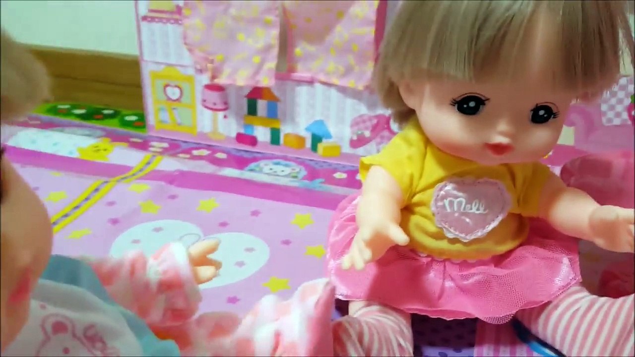 メルちゃん ネネちゃん リカちゃんのパパが宅急便やさん お世話ごっこ おうちで遊んだよ Home Delivery Service and Mell-chan Doll