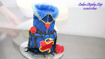 EVIE Disney Descendants Cake How To Make  by Cakes StepbyStep-ZWnuSd