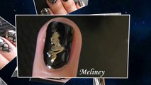 HOW TO APPLY MIRROR POWDER NAILS CHROME EFFECT NAIL ART WITH VINYL PATTERN MERMAID DESIGN _ MELINEY-p8Egb