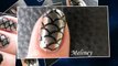 HOW TO APPLY MIRROR POWDER NAILS CHROME EFFECT NAIL ART WITH VINYL PATTERN MERMAID DESIGN _ MELINEY-p8E