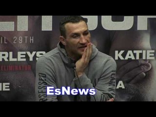 Klitschko Why He Didnt KO Joshua After He Dropped Him EsNews Boxing
