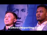 Gennady Golovkin vs Danny Jacobs Faceoff Who YOU Got?