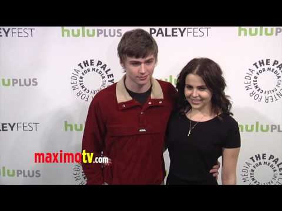 Miles Heizer and Mae Whitman PARENTHOOD PaleyFest 2013 Arrivals