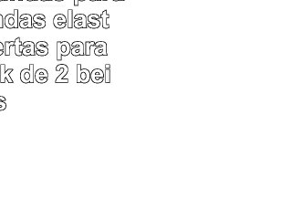 Bellboni  Fundas para sillas fundas elásticas cubiertas para sillas pack de 2 beis