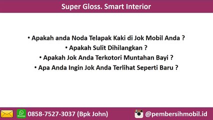 Cairan Pembersih Jamur Jok Mobil