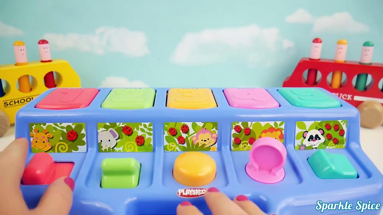 Peppa Pig School Bus Pop Up Surprise Toy Bunny, Paw Patrol, Frozen Mashems Fashems SparkleSpice-ZGgCGv