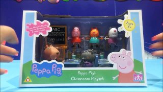 Peppa Pig School Time Fun Playset ★ Learn ABC With Peppa Pig Toys-ttrF