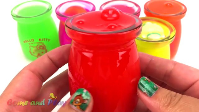 Hello Kitty Slime Surprise Toys Disney Cars Learn Colors Numbers Play Doh Ducks Sea Creature Molds-Un1Sq_