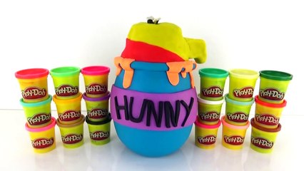 Giant Play Doh Surprise Egg With Winnie The Pooh McDonalds Happy Meal Toys-80Hf