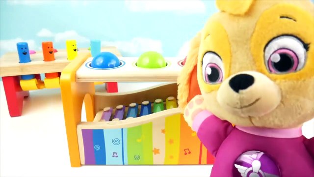 Learn Colors Pounding Toys Xylophone Finger Family Song Nursery Rhymes Body Paint Balls Colours-et71vkp