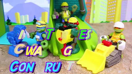 Teenage Mutant Ninja Turtles Cowabunga Construction Crew New Half Shell Heroes Pranked by Rocksteady-nXuC