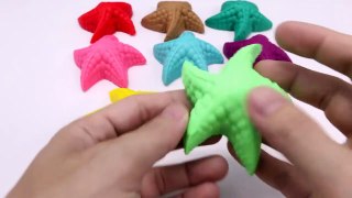 Learning Colors with Play Doh Starfish and Angry Birds for Children-tcM1s