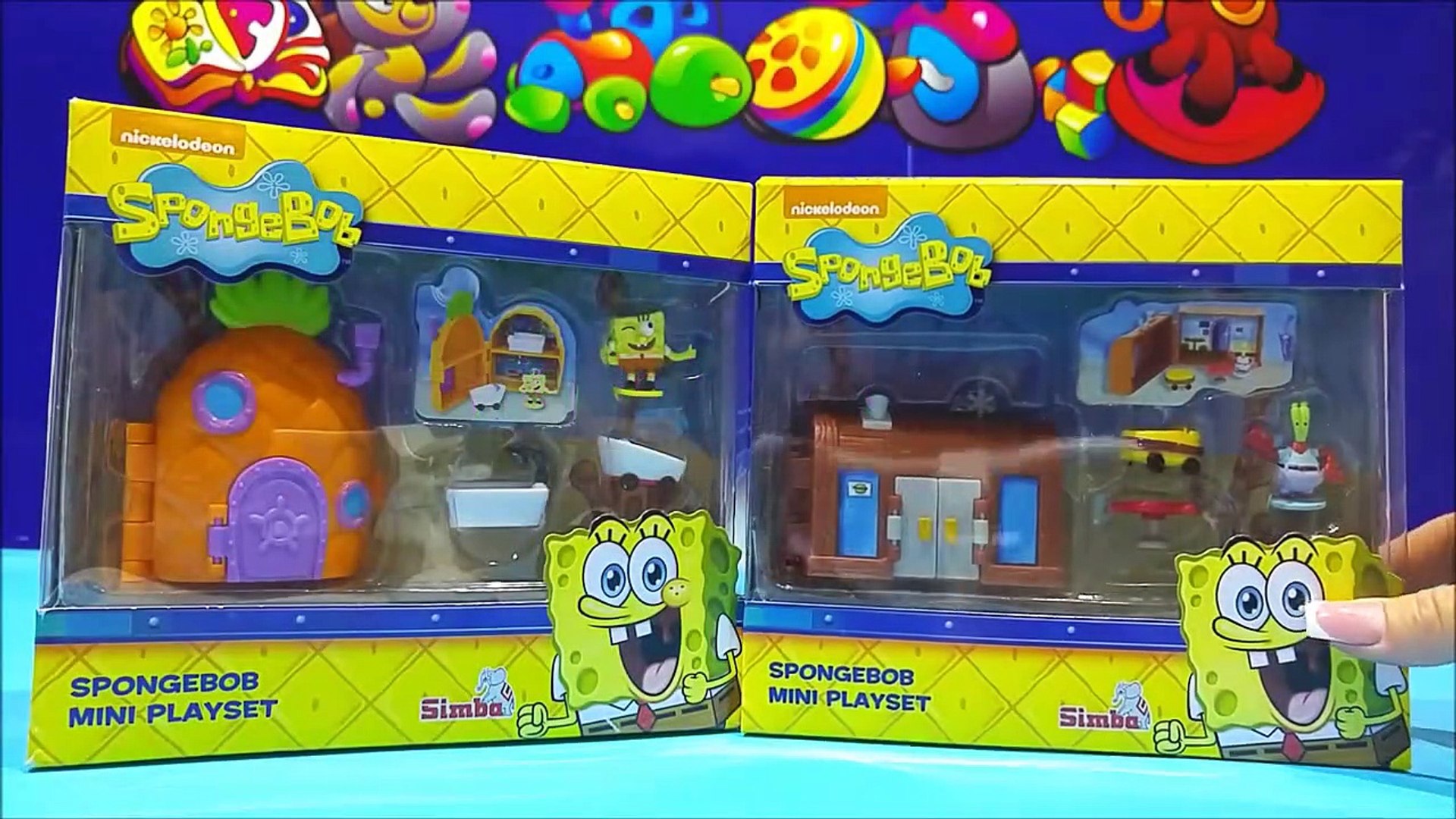 spongebob mini playset