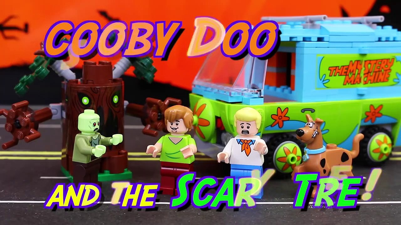 Scooby Doo Lego Mystery Machine Captures Batman Legos with Spiderman and Captain America Flash Masks-jRIKaLB