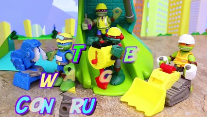 Teenage Mutant Ninja Turtles Cowabunga Construction Crew New Half Shell Heroes Pranked by Rocksteady-nXuC_pr3