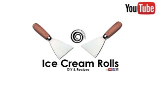 ICE CREAM ROLLS _ Mango, Lychee and m&m _ Fried Thailand Ice Cream rolled in Singapore-Y_y