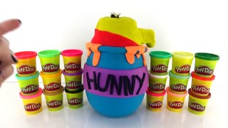 Giant Play Doh Surprise Egg With Winnie The Pooh McDonalds Happy Meal Toys-80H