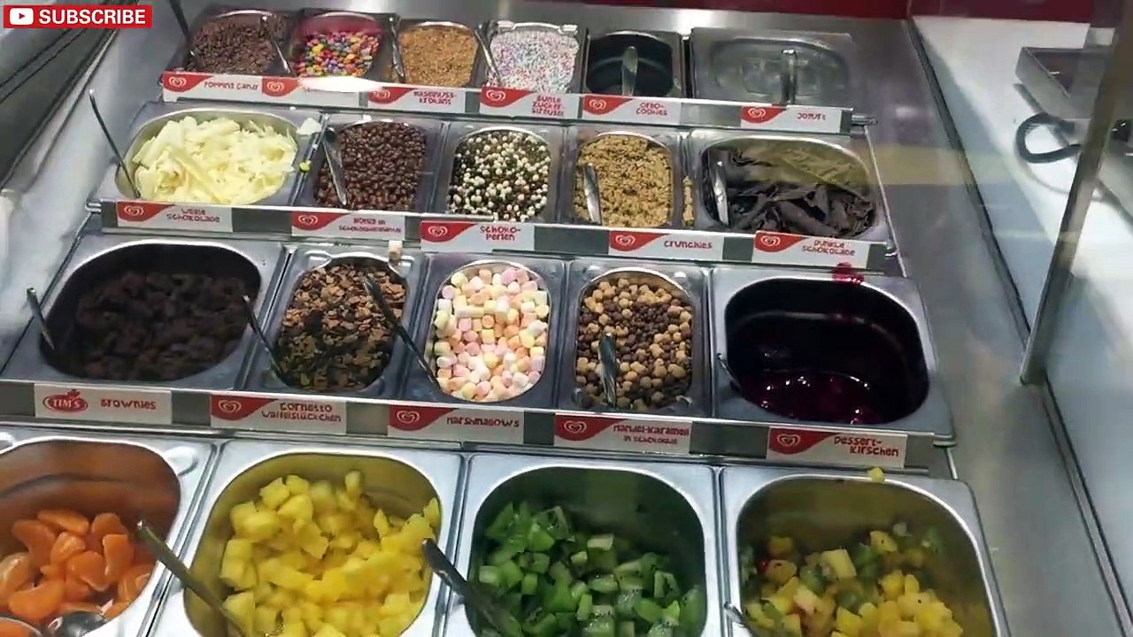 FRIED ICE CREAM - roll out in Germany _ Vanilla, Chocolate & Oreo mixed in a Cold Stone Creamery-QW