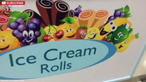 ICE CREAM ROLLS _ Banana & Mango _ Fried Thailand Ice Cream rolled in Dubai (UAE) - Delicious !!-uaxxH