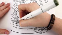 Disney Beauty and The Beast Coloring Book Videos For Kids Coloring Pages Learning Colors-633