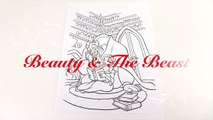 Disney Beauty and The Beast Coloring Book Videos For Kids Coloring Pages Learning Colors-633O1
