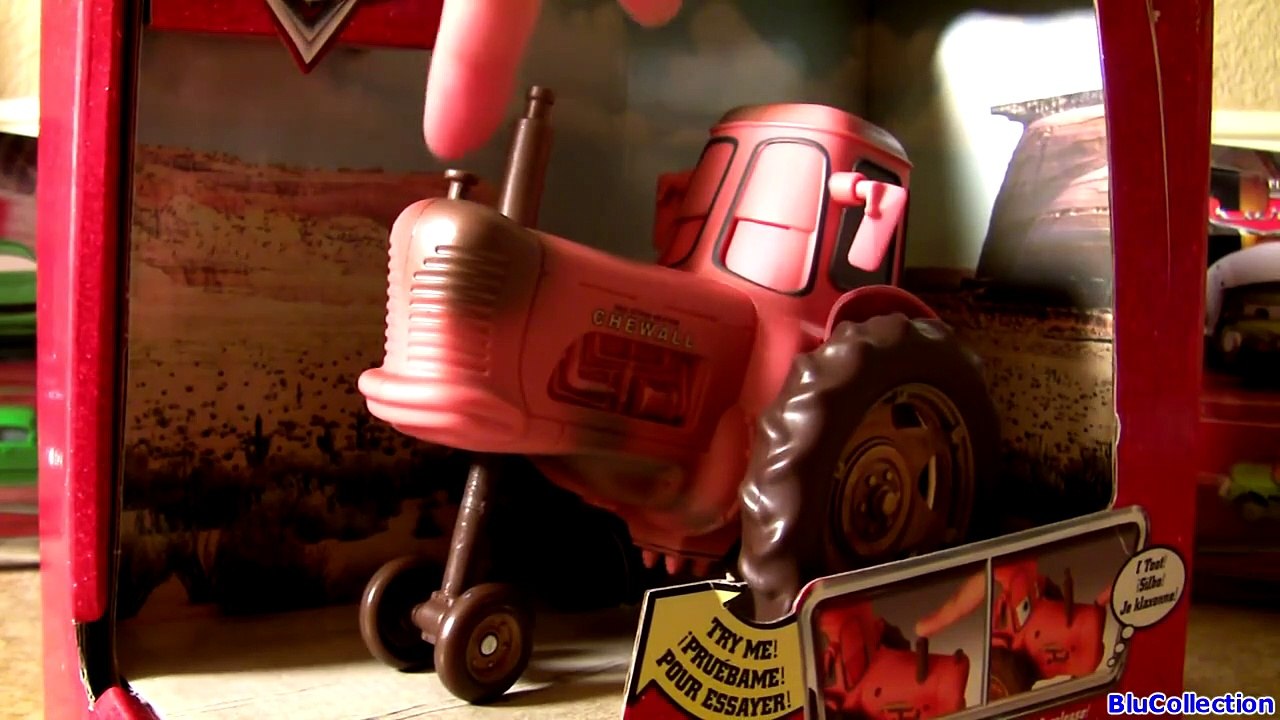 Disney Cars 2 Carry Case Diecasts NEW Disney Pixar Cars Tractor Tipping Tip & Toot Tractor Tracteur-Qm7