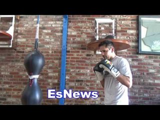 Boxing Champ Back In Gym For First Time In Many Years Did Not Lose A Beat EsNews Boxing