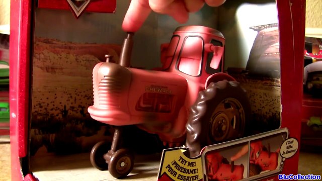 Disney Cars 2 Carry Case Diecasts NEW Disney Pixar Cars Tractor Tipping Tip & Toot Tractor Tracteur-Qm73YKM