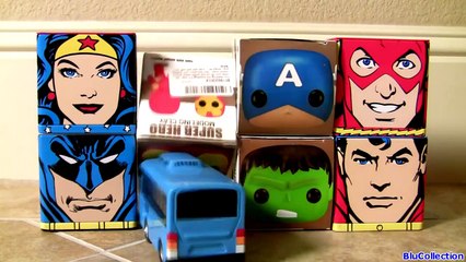 DC CUBEEZ SURPRISE TOYS Flash Wonder Woman Superman Batman Disney Marvel Captain America IRON MAN-JGNOhtkf_