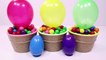 Balloon Pop Surprise Toys Learn Colors Bubble Gum Peppa Pig Family Bath Time-3qW