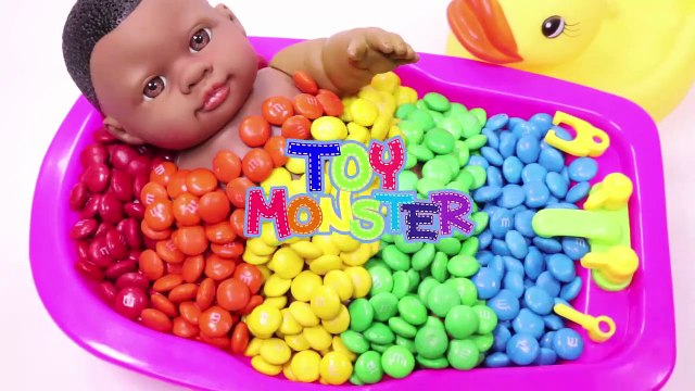 Nursery Rhymes Finger Song Baby Doll Bath Time DIY Colors Orbeez Polapo Ice Cream-sh