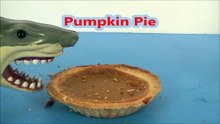 Sharks Eating Pies 'Messy Food Fight Style' Toy Shark Challenge-FHI